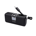 Външна батерия TRUST Pacto 5000 mAh Pocket Powerbank Black