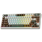 ROYAL KLUDGE RK L75 Palm Green Gaming Keyboard Cream switch