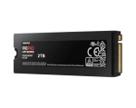 Твърд диск Samsung SSD 990 PRO 2TB Heatsink PCIe 4.0 NVMe 2.0 M.2 V-NAND 3-bit MLC, 256-bit Encryption, Read 7450 MB/s Write 6900 MB/s