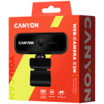 CANYON webcam C2N Full HD 1080p Black