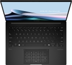 Лаптоп Asus Zenbook UM3406GA-QD246WNA, AMD Ryzen 7 445 ,2.0GHz (14MB Cache, up to 4.6GHz, 6 cores, 12 Threads), 14.0 OLED WUXGA(WU) 1920X1200 16:10,LPDDR5X 16GB ( on board ),512GB  SSD G4, Windows 11,  Jade Black, Sleev, no adapter