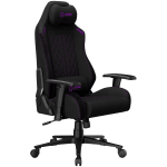 LORGAR CHA41, Ergonomic Gaming Chair Advanced, premium anti-stain fabric, Black/purple