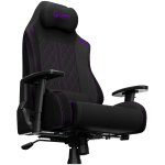 LORGAR CHA41, Ergonomic Gaming Chair Advanced, premium anti-stain fabric, Black/purple