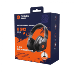 CANYON headset EGO GH-16 3in1 2.4Ghz+BT Black