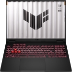 Лаптоп Asus TUF A16 FA608UMI-TU166,AMD Ryzen 7 260  3.8GHz (24MB Cache, up to 5.1 GHz, 8 cores, )16.0  WUXGA 1920X1200 16:10 Bend+300nits, AG,144Mhz,16GB DDR5 5600 so-dim ,512 GB PCIe 4.0,RTX 5060 8GB GDDR7, Wi-Fi 6e,Backlit Kbd, no OS, Jaeger Gray