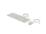 Комплект клавитура с мишка HP 225, Бял - AW5S6AA#ABB