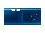Флаш памет 64GB Samsung MUF-64DA, Синя - MUF-64DA/APC