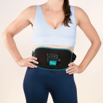 Масажор Beurer Antelope Corefit II,  2 in 1 EMS belt for core abdominal muscles and lower back muscles; Electrodes: 2x stomach, 2x back; 9 training programs; adjustable intensity /0-40/; abdominal circumferences of 75-130 cm