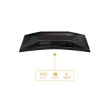 Монитор AOC C24G42FE, 23.6" Curved 1500R, VA, WLED, 1920x1080@180Hz OC (Native 144Hz), 4ms GtG, 0.5ms MPRT, 300cd m/2, 3000:1, 80M:1 DCR, Adaptive Sync, FlickerFree, Low Blue Light, Tilt, HDMI, DP