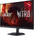 Монитор Acer Nitro KG271UX1bmiipx, 27'' QHD (2560x1440) IPS 200Hz, ZeroFrame, VRB 1ms/0.5ms(GTG Min.), 250nits, 2x HDMI, DP, Audio out, HDR10, FreeSync Premium, Speakers 2x2W, Tilt, Vesa, Black