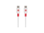 Кабел Skross, USB-C - USB-C мъжко, USB 2.0, 1.2м, Бял