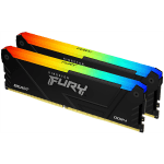 Kingston 32GB 3200MT/s DDR4 CL16 DIMM (Kit of 2) FURY Beast RGB