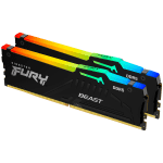 Kingston 64GB 5600MT/s DDR5 CL36 DIMM (Kit of 2) FURY Beast RGB