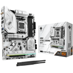 ASROCK MB Desktop B850 STEEL LEGEND WIFI, AM5, 4x DDR5, 1x PCIe 5.0 x16, 1x Blazing M.2(PCIe Gen5x4), 3x Hyper M.2, 4x SATA3, RAID 0, 1, 10, 7.1 CH HD Audio, 1x HDMI, 9x USB 3.2, 8x USB 2.0, 3x USB-C, 2.5G LAN, 2x Wi-Fi 7, 1x HDMI, 1x SPDIF, ATX