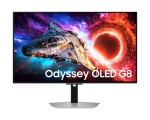 Монитор Samsung 32'' LS32HG800SU Odyssey OLED G8 4K 3840x2160 0.03ms 240Hz Glare Free DP 2.1 (UHBR20) & USB-C (98W) Silver