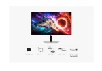 Монитор Samsung 32'' LS32HG800SU Odyssey OLED G8 4K 3840x2160 0.03ms 240Hz Glare Free DP 2.1 (UHBR20) & USB-C (98W) Silver