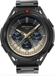 Часовник HiFuture Active Black Red, *1.43"  AMOLED, Dual Band GPS +Compass + Altimeter 466*466, Powered by Dual Core & Syntra AI, Bluetooth Call, 5ATM Waterproof, 24/7 True Heart Rate & Blood Oxygen Sensor, Up to 10 days daily use