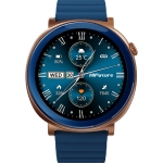 Часовник HiFuture Aurora Blue, 1.43" AMOLED,  466*466, Powered by Dual Core & Syntra AI, Bluetooth Call, IP68  Waterproof, 24/7 True Heart Rate & Blood Oxygen Sensor, Up to 10 days daily use, Magnetic Strap