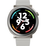 Часовник HiFuture Aurora Silver, 1.43" AMOLED,  466*466, Powered by Dual Core & Syntra AI, Bluetooth Call, IP68  Waterproof, 24/7 True Heart Rate & Blood Oxygen Sensor, Up to 10 days daily use, Magnetic Strap