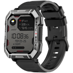 Blackview W60, 2.01inch HD,900mAh Battery, LED Flashlight & Compass Function, 24-hour SpO2 Detection + Heart Rate Monitoring, Monitor Sleep status, Calls and SMS notification, Black