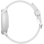 CANYON Lollypop SW-63, Smart watch, 1.3inches IPS full touch screen, Round watch, IP68 waterproof, multi-sport mode, BT5.0, compatibility with iOS and android, Silver white, Host: 25.2*42.5*10.7mm, Strap: 20*250mm, 45g