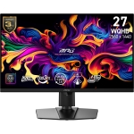 Монитор MSI MPG 271QR QD-OLED X50 Gaming Monitor, 26.5", 0.03ms, 500Hz, 2560x1440, G-SYNC, AMD FreeSync Premium Pro, AI Vision, Console Mode, ClearMR 21000, HDR True Black 500, Type-C(98W PD), DP(2.1a), 2xHDMI(2.1), USB Hub, Pivot, Heigh Adj., VESA, Black