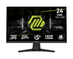 Монитор MSI MAG 244F Gaming Monitor, 23.8", 0.5ms, 200Hz Rapid IPS, 1920x1080, AMD FreeSync Premium, AI Vision, Console Mode, HDR Ready, 300nits AG, 1.07B, 1000:1, 100M:1, DP(1.2a), HDMI(2.0b), Headphone out, Tilt, VESA 100, Black, 2.9kg