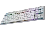 Безжична геймърска клавиатура Logitech G915 X LIGHTSPEED TKL, Бяла - 920-012737
