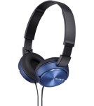 Слушалки Sony MDR-ZX310, Сини - MDRZX310L.AE
