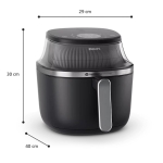 Уред за здравословно готвене Philips Airfryer Series 3000, 4.2 l - NA322/00